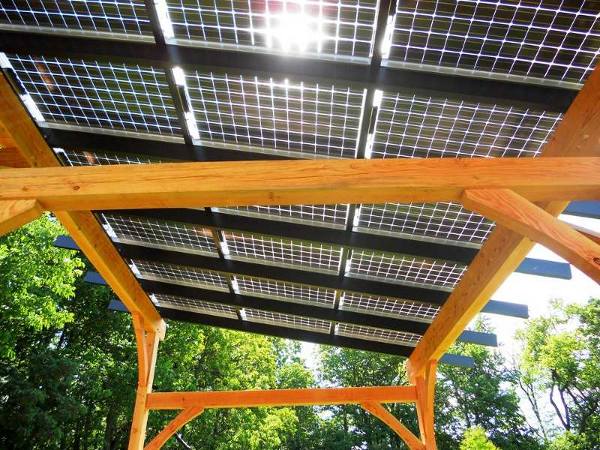 pergola fotovoltaica