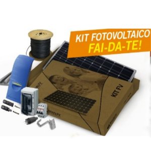 Kit 3kW con accumulo 4,8kWh - Impianto fotovoltaico conforme CEI-021 per  connessione alla rete