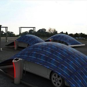 guscio fotovoltaico per la ricarica delle auto elettriche