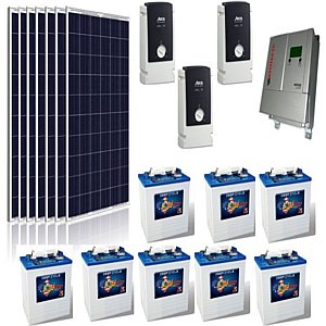 impianto fotovoltaico con batterie