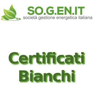 SO.G.EN.IT certificati bianci